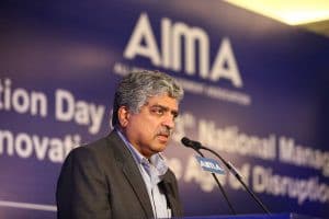 Pole-vault in the age of disruption – Nandan Nilekani at AIMA