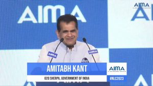 Amitabh Kant at AIMA’s 8th National Leadership Conclave. 